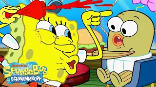 SpongeBob | 90 Minuten der besten Krosse-Krabbe-Episoden 🍔 | SpongeBob Schwammkopf