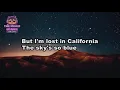Dhruv   California Winter | LYRIC VISUALIZER