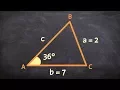 Learn to determine when there is 1 2 or no triangle