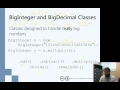 The BigInteger and BigDecimal Java Classes