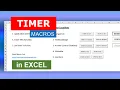 Timer Macros in Excel - All You Need to Know