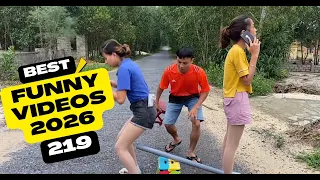 Try Not To Laugh Challenge 🤣 😂 チャレンジを笑わせないでください   Episode 219