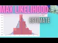 MAXIMUM LIKELIHOOD ESTIMATE MLE EXPLANATION AND EXAMPLE USING NORMAL DISTRIBUTION