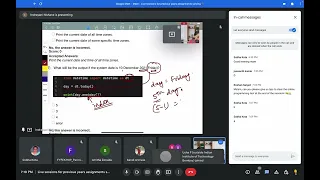 The Joy of Computing using Python Live Problem Solving Session - Week 11