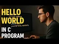 Hello World in C Program Your First C Code Explained Step-by-Step CodeVerseX