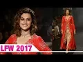 Download Lagu Taapsee Pannu walks ramp at LFW Winter Festive 2017