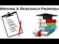How to write a research proposal Data mining research proposal