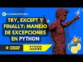 PYTHON Exception handling with TRY EXCEPT and FINALLY