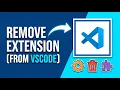 How to Remove Extensions in VSCode