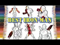 7 Epic IRON-MAN Coloring Pages The Greatest Iron-Man And Most Realistic of SAILANY NCS Release