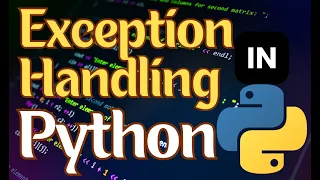 Exception Handling in Python Complete Python Course with Hands On