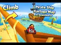 Climbing the Pirate Ship New Kartuga Map - Smash Karts