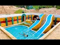 Download Lagu 120 Days Building Underground House With Water Slide To Swimming Pool