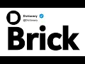 Brick Synonyms Similar Words