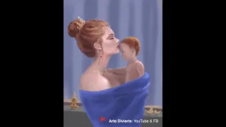 CÓMO DIBUJAR UNA REINA Y UN BEBÉ DIGITALMENTE