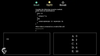 2024 AP CSA MCQ Question 16 - Recursive Method Trace