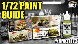 WW2 Model Paint Sets AK Interactive ICM Vallejo German US UK Soldier Infantry Tank scale