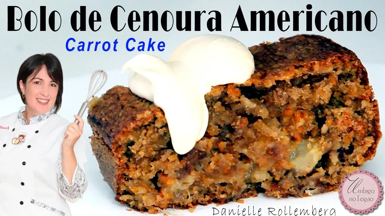 BOLO DE CENOURA NO ESTILO INGLÊS (nozes, especiarias e cream cheese) 🎄 BELLARIA CHOCOLATIER