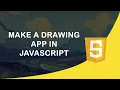 Make a Drawing App in JavaScript
