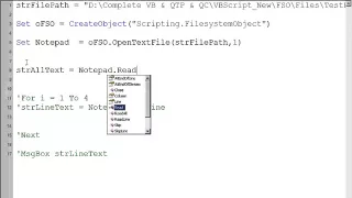 Reading the data from textfiles using FileSystemObject