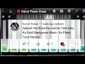 Download Lagu Junoon Tere Ishq ka - Sanam Aahil Love Piano Tune | Zee TV | Rahul Piano Class