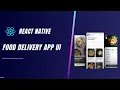 React Native Food App UI Speed Code