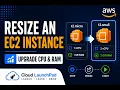 EC2 Running Slow Upgrade CPU RAM Without Losing Data