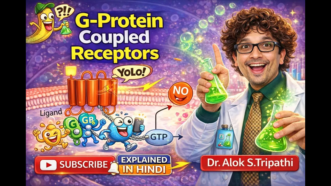 G-Protein Coupled Receptors Explained in Detail #cellbiology #bpharm #pharmacology #medicalstudent
