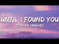 Stephen Sanchez - Until I Found You (Lyrics) Piano Version