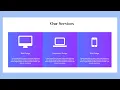 How To Create Responsive Services Section Using HTML CSS 2021 For Beginners