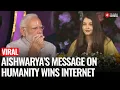 Viral Moment: In PM Modi’s Presence, Aishwarya Delivers Speech | Aishwarya Rai Speech at Puttaparthi