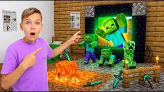 MINECRAFT-ZOMBIES im ECHTEN LEBEN! 🧟💚 Minecraft-Challenge!