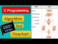 3 Algorithm Flowchart with examples C programming Hindi Tutorial