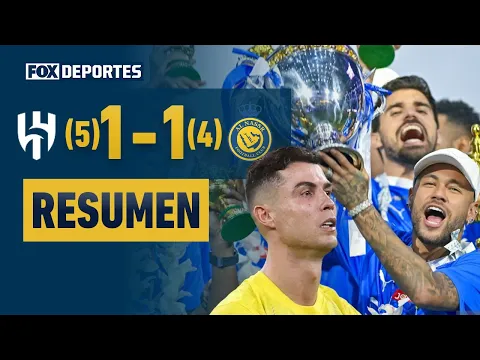 Download MP3 🥳🏆 ¡AL HILAL CAMPEÓN! | Al Hilal (5) 1-1 (4) Al Nassr | HIGHLIGHTS | Final | SKC 2024