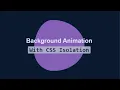 Background Blob Animation With HTML CSS