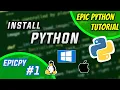 Hindi Install Python for Beginners 2021 EPIC PYTHON TUTORIALS by CONQUER WORLD