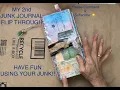 Junk Journal Flip Through Made with Newspaper Magazine Scrap