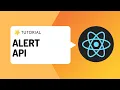 Tutorial Alert API react native alert api in android react native alert custom style