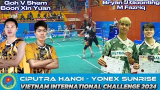 Download Boon/Goh rival compatriots Goonting/Fazriq in the first round | Vietnam International Challenge 2024 MP3