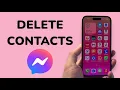 How To Delete Contacts In Messenger