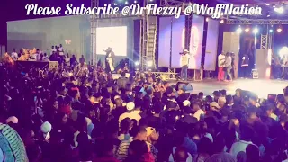 zlantan u0026 burna boy perform killin dem leg work live in abuja