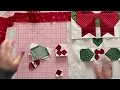 Bow-tiful Wreath Table Runner Sew Along day 4 - assembling the quilt top