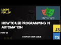 Playwright Automation Use for of to Click Array Item Delete Table Rows with Salary 12000