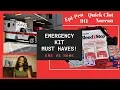 Emergency First Aid Kit MUST HAVES EMS vs Home
