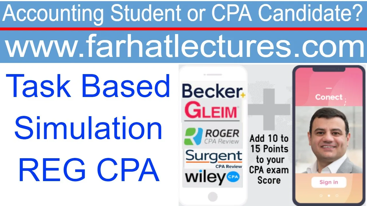 Task Based Simulations CPA Exam REG