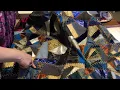 How to make a Crazy Quilt Part 1 Foundation Squares and Choosing Fabrics DancesWithPitBulls