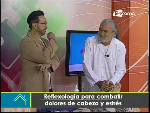 Reflexología para combatir dolores de cabeza y estrés