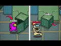 Download Lagu 300 IQ Hiding Spot in Among Us! Funny Moments #386