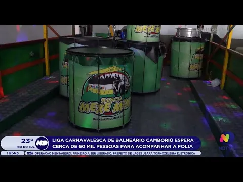 Liga carnavalesca de Balneário Camboriú espera cerca de 60 mil pessoas para acompanhar a folia