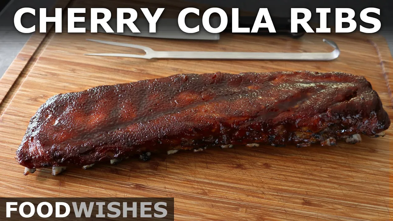 Cherry Cola Ribs - Baked BBQ Baby Back Ribs - Food Wishes